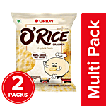 Orion O'Rice Cracker - Light & Tasty, Baked Not Fried 151.2 g (Pack of 2)