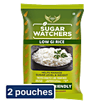 Sugar Watchers Low GI 7 White Rice - Diabetic Friendly/Akki 2 x 5 kg Pouch Multipack