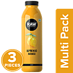Raw Pressery Alphonso Mango - Natural Cold Pressed Juice 3 x1 L Multipack