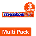 Mentos Orange Chewy Dragees, 14 Pcs (Pack Of 3) 3 x 36.4 g Multipack