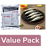 fresho! Kolhapuri Gravy Mix, 200 g + Mackerel Fish - Large, 4 to 6 pcs, 450g Combo 2 Items