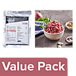 fresho! Bhuna Gravy Mix, 200 g + Mutton - Mince, Antibiotic Residue-Free, 450g Combo 2 Items