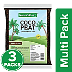 Natures Plus Coco Peat - 100% Natural 3 x 1 kg Multipack