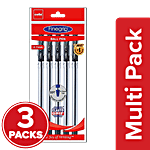 BIC Cello Finegrip Ball Pen - For Soft & Fine Writing, 0.7 mm 3 x 5 pcs Multipack