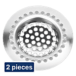 Fackelmann Stainless Steel Sink Strainer - 6.3 Cm 2x1 pc (Multipack)
