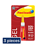 Fevikwik Gel - Non-Drip Formula, No Mess 3 x 3 g Multipack