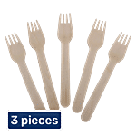 Ecoware Disposable Wooden Fork 3 x 10 pcs Multipack