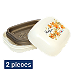 Swastik Cosmos Premium Plastic Soap Dish - Assorted Colour 2 x 1 pc Multipack