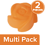 Hazel Silicone Rose Shape Muffin Mould - Assorted Colour 2 x 1 pc Multipack