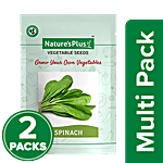 Natures Plus Spinach Plant Seeds For Home Garden 2 x Set of 1 Multipack
