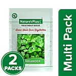 Natures Plus Coriander Plant Seeds For Home Garden 2 x Set of 1 Multipack