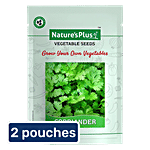 Natures Plus Coriander Plant Seeds For Home Garden 2 x Set of 1 Multipack