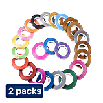 Creative Space Curling Ribbons - For Balloon Strings & Wall Decorations, Multicolour 2 x 2 pcs Multipack