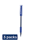 Reynolds Mera Gel Pen - With Comfortable Grip, Smudge Proof, For Smooth Writing, Blue 3 x 5 pcs Multipack