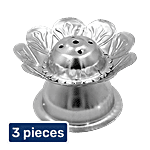 Shubhkart Nitya Steel Pushpa Agarbatti Stand - No. 2 3x1 pc (Multipack)
