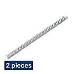 Se7en Double Sided Steel Ruler/Scale - 30 cm 2x1 pc (Multipack)