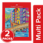 Faber castell Ruled 172 Pages Single Line Long Notebook 2x1 pc (Multipack)