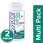 Happydent  White Xylitol Sugarfree Spearmint Flavour Chewing Gum 2 x 24.2 g Multipack