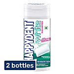 Happydent  White Xylitol Sugarfree Spearmint Flavour Chewing Gum 2 x 24.2 g Multipack