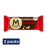 Kwality Wall's Magnum Ice Cream Sticks - Brownie 2 x 80 ml Multipack