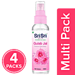 Sri Sri Tattva Gulab Jal/Rose Water 4x100 ml (Multipack)