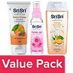Sri Sri Tattva Sri Sri Tattva Refreshing Combo (Gulab Jal, Body Wash, Face Scrub) Combo 3 items