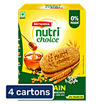 Britannia Nutri Choice 5 Grain Digestive High Fibre Biscuits 4x200 g Multipack