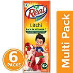 Real Fruit Power Juice - Litchi 6x180 ml Multipack
