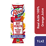 Real Activ Beetroot & Carrot Juice - Helps Gut Health, No Added Sugars & Preservative 2 x 1 L Multipack