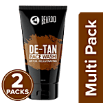 Beardo De-Tan Face Wash For Men 2x100 ml Multipack