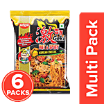 Nissin Geki - Hot & Spicy Korean Cheese Flavoured Ramen Instant Noodles 6x80 g Multipack