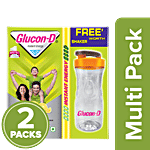 Glucon-D Nimbu Pani Instant Energy Health Drink 2 x 450 g (Multipack) (Get Free Shaker)