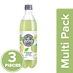 Paper Boat Zero Sparkling Water - Green Apple 3 x 600 ml Multipack