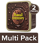 Amul Ice Cream - Choco Chips, Real Milk 2 x 1 L Multipack