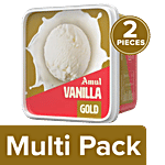 Amul Ice Cream - Gold, Vanilla 2 x 1 L Multipack