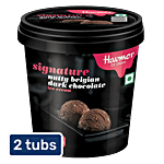 Havmor Ice Cream - Signature, Nutty Belgian Dark Chocolate 2 x 125 ml Multipack