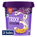 Kwality Wall's Frozen Dessert - Trixy Cheese Cake 2 x 110 ml Multipack