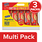 McVitie's Digestive High Fibre Biscuits 3 x 448 g (Multipack)