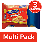 McVitie's Digestive High Fibre Biscuits 3x400 g (Multipack)