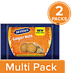 McVitie's Ginger Nut Cookies 2 X 480 g (2 X PACK OF 4) multipack