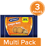 McVitie's Ginger Nut Cookies 3 X 480 g (3 x Pack of 4 ) Multipack