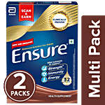 Ensure Nutrition Drink - Chocolate Flavour, Provides Complete Nutrition For Adults 2 x 375 g Multipack