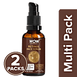 Wow Skin Science Retinol Face Serum - Anti-Acne, Anti-Aging, Restoring, Advanced Radiance Booster 2x30 ml Multipack