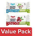 Happilo Healthy Dry Fruit Bar - Cranberry Cashew + Premium Pistachio, Each 35 g Combo (2 Items)