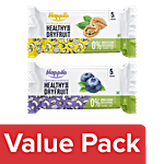 Happilo Healthy Dry Fruit Bar - Premium Walnut + Premium Blueberries, Each 35 g Combo (2 Items)