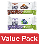 Happilo Healthy Dry Fruit Bar - Choco-Almond + Premium Blueberries, Each 35 g Combo (2 Items)
