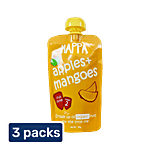 Happa Apples + Mangoes Organic Fruits Puree Baby Food - Stage 2 3x100 g (Multipack)