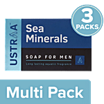 Ustraa Deo Soap For Men With Sea Minerals 3x100 g Multipack