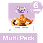 Bauli Moonfils Choco & Vanila - Puff Rolls With Creme Filling 6x110 g Multipack