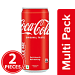Coca Cola Original Taste Soft Drink 2x300 ml Multipack